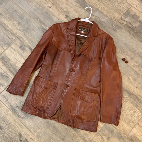 Vintage Other - Vintage 70s leather jacket